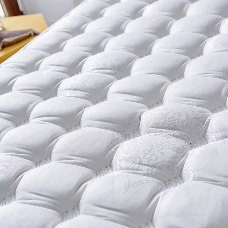 Premium Pocket Spring Mattress, White, 35.4 x 74.8 x 11.8 inches | Fire Retardant FR Saten Fabric Cover | Comfortable and Supportive Sleep Solution, Perfect for All Sleep Positions, Assembled and Ready to Use