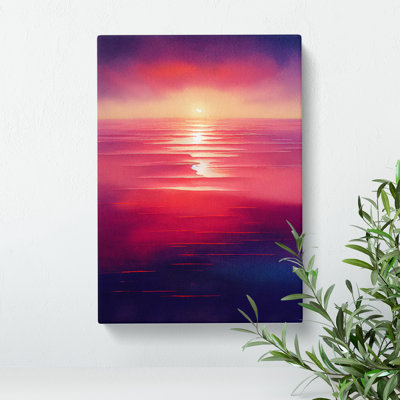 Exceptional Sunset - Wrapped Canvas