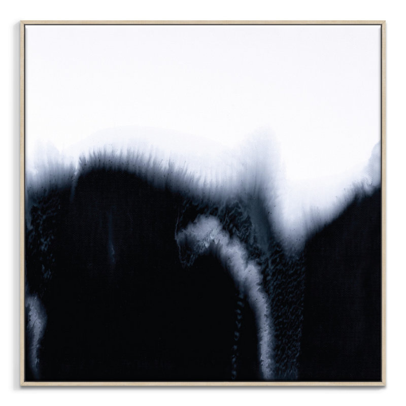 Scapes 7 by Chalie MacRae - Painting on Canvas, 41cm H x 41cm W, Timber Floater Frame