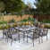 9pcs Large Square Table Outdoor Patio Dining Set With Cushioned Chairs