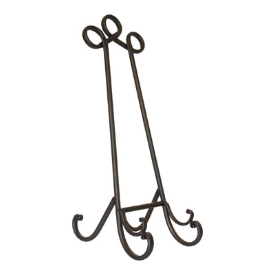 Porte-assiettes en métal noir Rodrigue