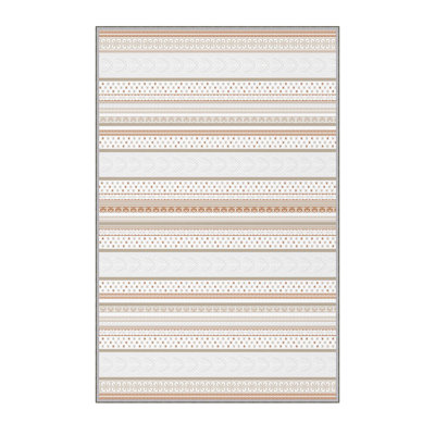 Stylish Woven Carpet, 100% Polyester, Pile Height: 0.3 in | Antibacterial & Non-Slip Underside, 3D Digital Printing | Machine Washable, Perfect for Home Décor, Living Room & Bedroom Use