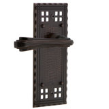Craftsman Plate Passage (Hall & Closet) with Fleur Lever