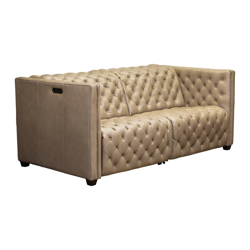 Zen Power Sofa in Linden Chcoolate, McCann Mushroom 