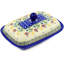 Spring Flowers Stoneware Butter Dish