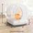Upgraded Smart Automatic Cat Litter Box with Mat & Liner for Multi Cats, Advanced Safety System/Self Cleaning/Odor Control/APP Control-837297486