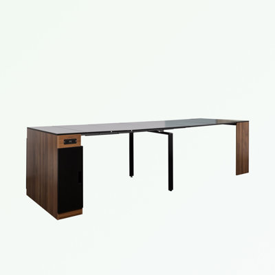 Extendable Dining Table with Outlet and storage
