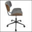 Chaise de bureau moderne et réglable avec dossier ergonomique et fonction de pivotement en douceur