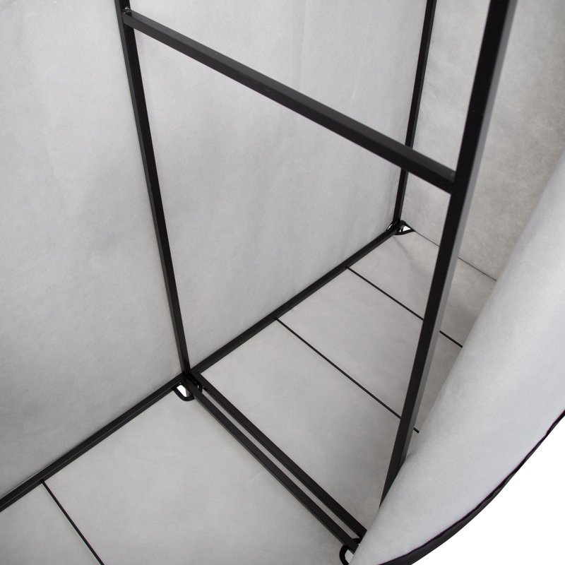Martti 60'' Metal Portable Wardrobe