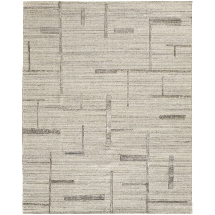Thom Filicia Geometric Area Rug in Ivory