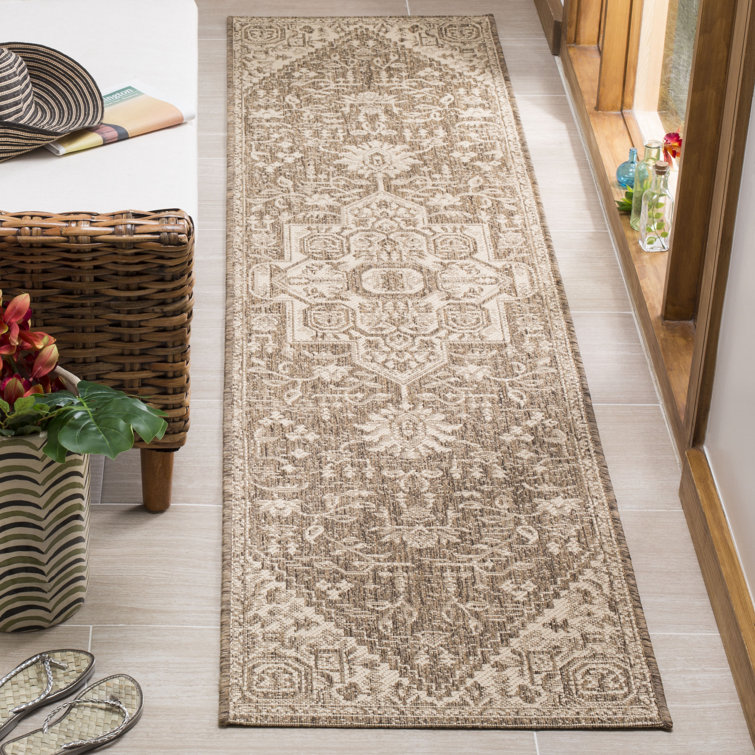 Donivin Performance Oriental Indoor/Outdoor Area Rug