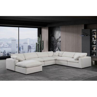 Hunie Upholstered U-Shaped Sectional Reversible