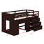 Lit mezzanine avec tiroirs et tablette-993340939