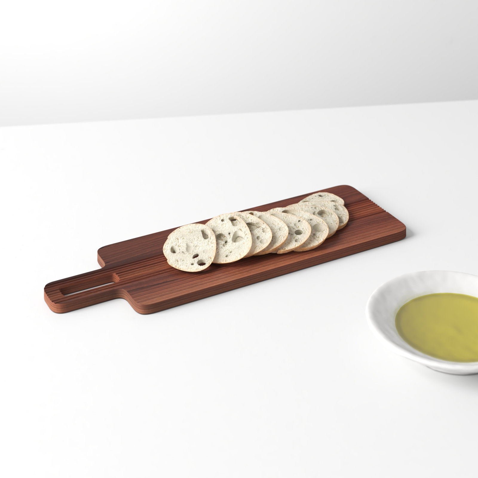 Spunk Rectangle Wood Tray