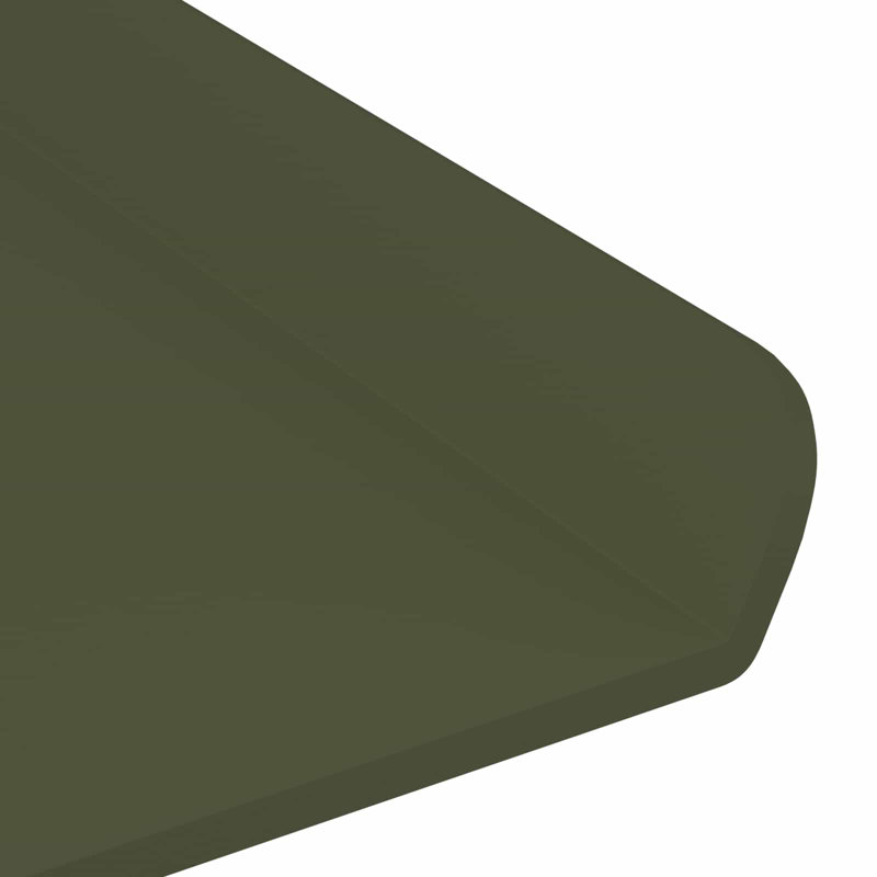 Steel Floating Shelf, Olive Green