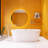 67" Freestanding Soaking Acrylic Bathtub With Chrome Toe-Tap Drain-115660081