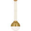 Cavill 16" Pendant with Hood and White Glass-1440172288