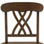 Cabery Vanessa Armless Counter Height Chair in Walnut (Set of 2)
