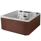 Aqualife Edgewater 5-6 Person 28-Jet Acrylic Lounger Hot Tub With Ozonator