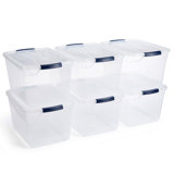 Rubbermaid Cleverstore Clear Storage Bins with Lids