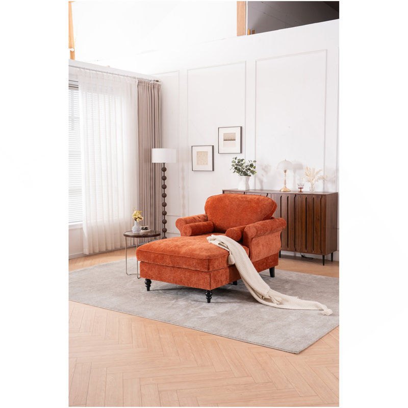 Très grande méridienne intérieure, canapé-lit simple en chenille avec siège large, canapé-lit rembourré Armchai, ensemble de canapé-lit pour le salon, la chambre à coucher, 5 couleurs