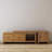 Simple old elm telescoping TV cabinet