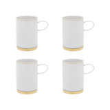 Domo Gold Porcelain Coffee Mug