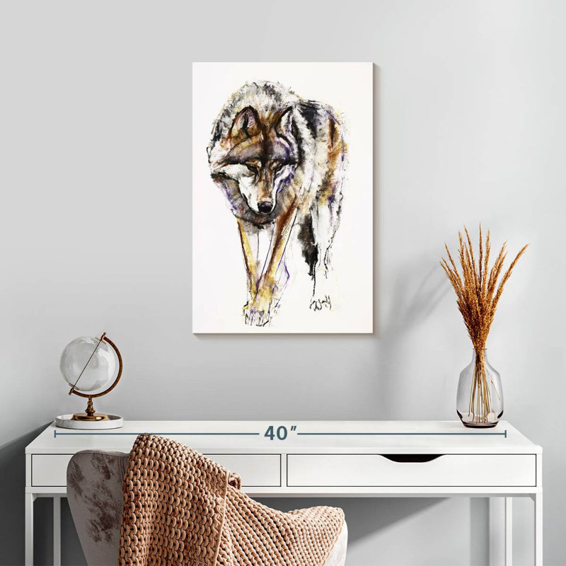 Brampt European Wolf, 24" H x 16" W