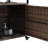 Outdoor Wicker Bar Cart, Patio Wine Serving Cart w/Wheels , Rolling Rattan Beverage Bar Counter Table w/Glass Top for Porch Backyard Garden Poolside Party-1052335016