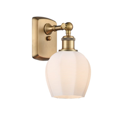 Cannelton Steel Armed Sconce