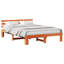 Bed Frame with Headboard Solid Pine Wood-2092905507-2092905533