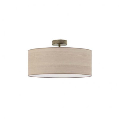 Bishon Fabric Semi Flush Mount