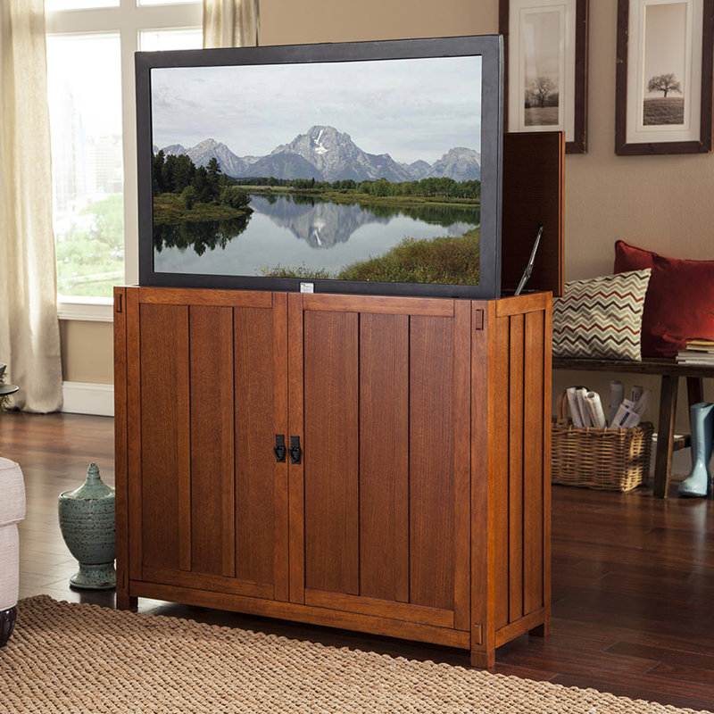 Meuble télé pour téléviseur de 50 po ou moins , Brun
