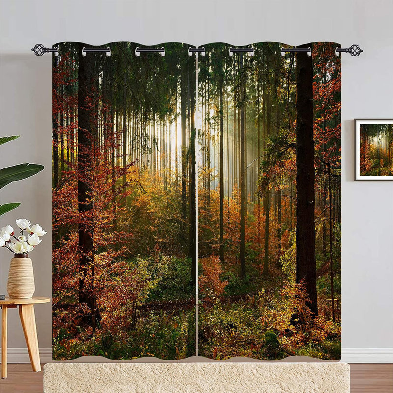 Finnbogi Semi Sheer Curtain Pair