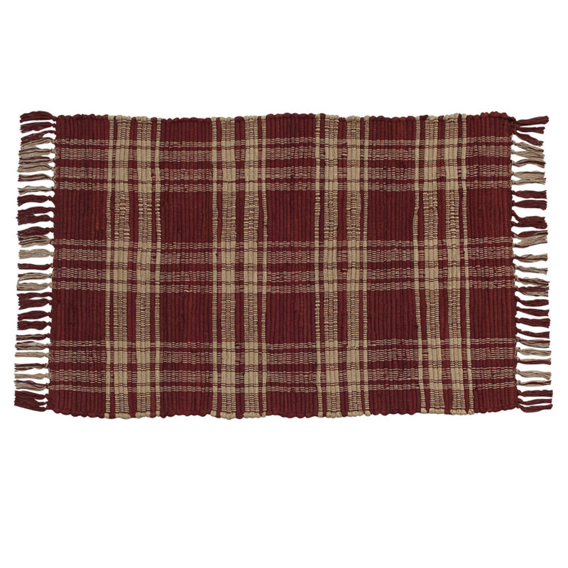 Plaid Indoor Rug, Rectangle 2' x 3'6"