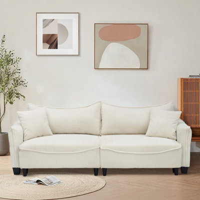 Sofa Showcasing Corduroy Fabric by Mercer41