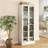 Accent cabinet with double glass doors