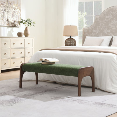 Banc long rembourré 50,25 po