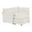 Chenille Two-Seater Sofa With 1 Footrest-1860470200