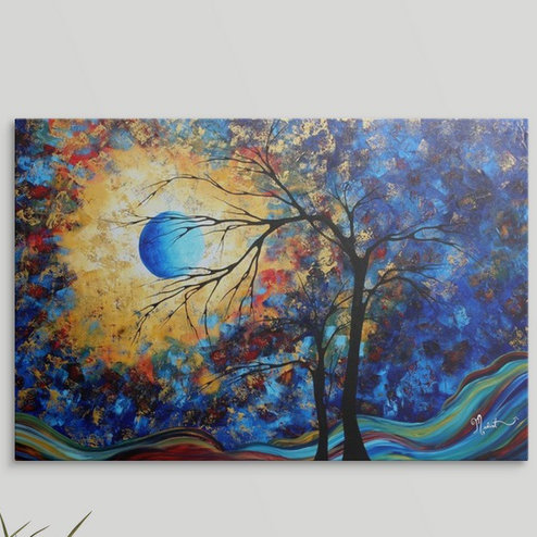 « eye of the univers » par megan duncanson, reproduction d’art, H 12 po x l 18 po x P 1,5 po, Toile