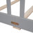 Finka Kids Floor Platforms Bed With Fence and Door-45026231-42099786