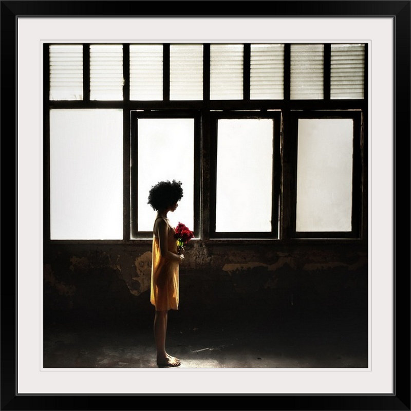 «Straub Hope» par Fahmi Bhs - reproduction de photo, Cadre noir, H 32 po x l 32 po x P 1 po