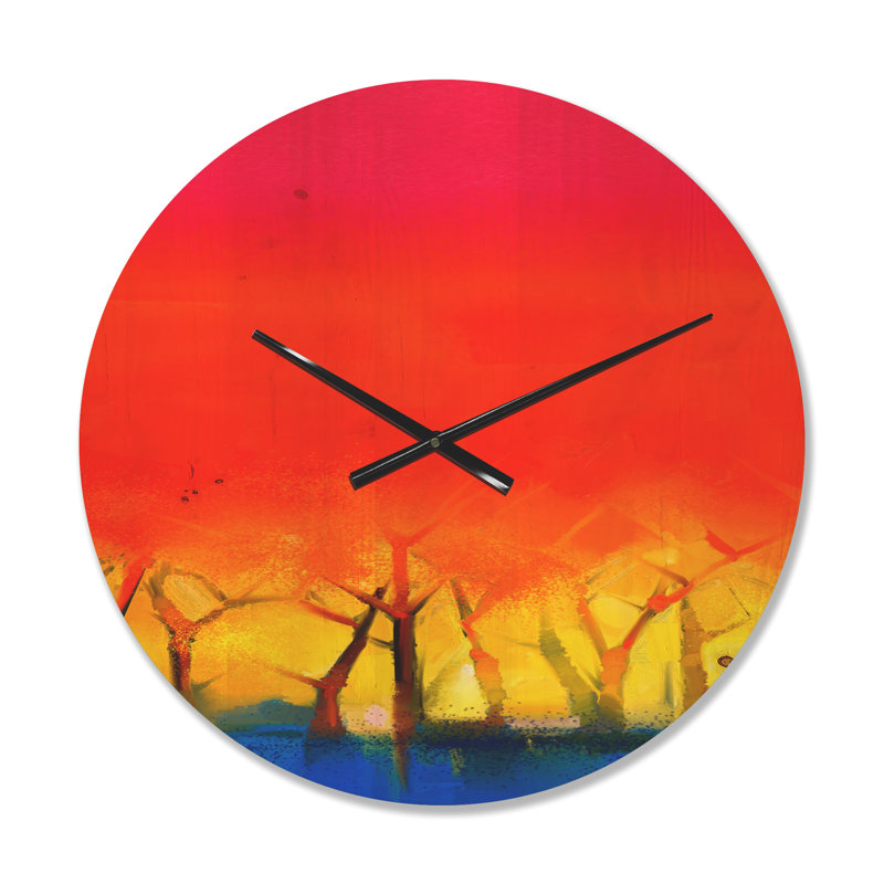 Solid Wood Wall Clock, Small