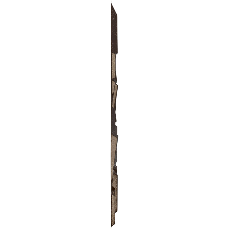 Panneau mural décoratif 3D carré moderne EnduraWall l 19 5/8 po x H 19 5/8 po, brun mystique métallique texturé (couvre 2,67 pieds carrés)