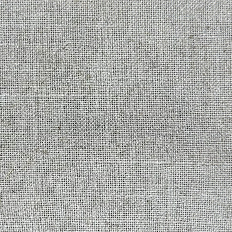 Dion - 118 po Tissu tissé à l'apparence de lin, Gris clair