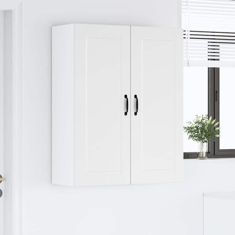 Vidaxl Kitchen Wall Cabinet High Gloss White 60 X 31 X 100 Cm, High Gloss White, 100cm H x 80cm W x 31cm D