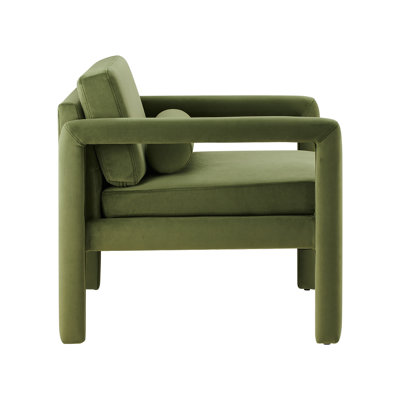 Solaris Velvet Accent Armchair