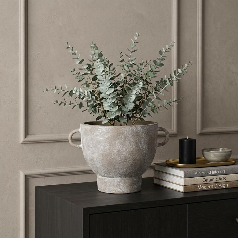 Vase de table 7 ", H 10 po x l 11 po x P 14 po