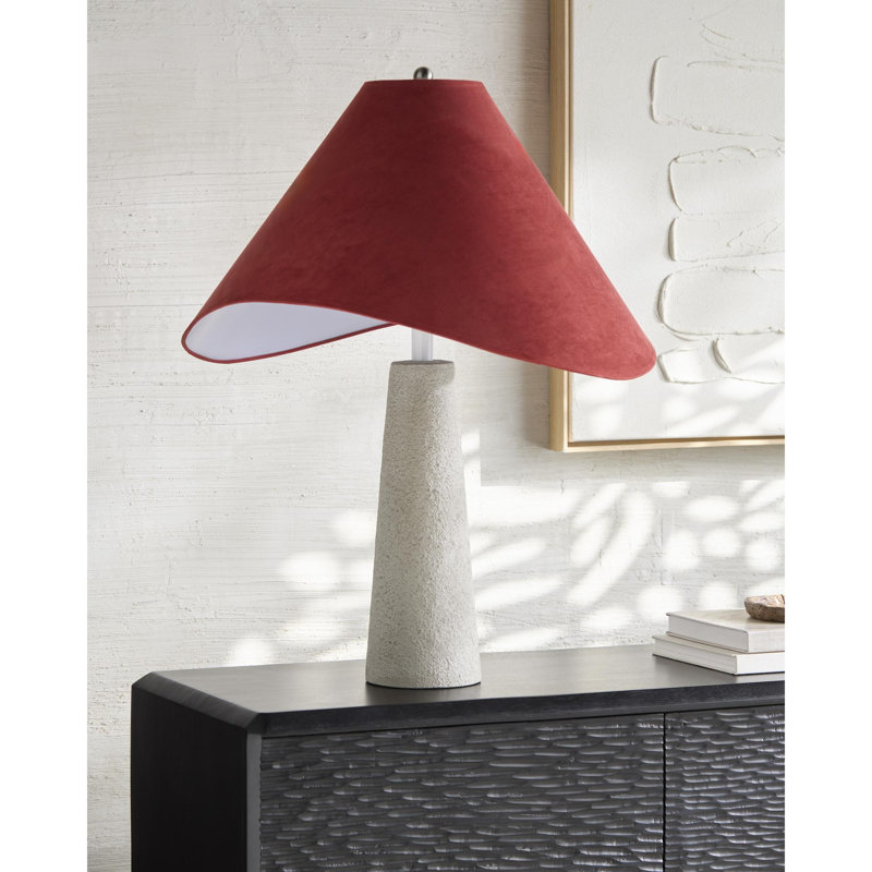 Lampe de table Alsop, Orange brûlé