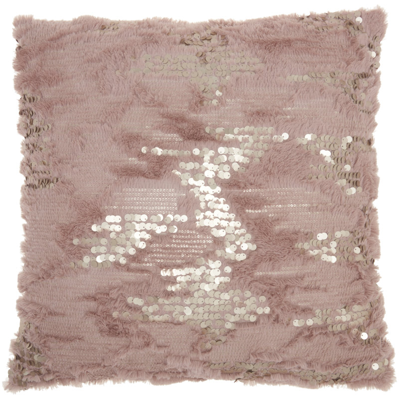 Housse de coussin carré et insert, Rosé, Carré
